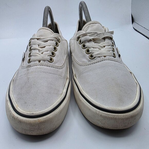 Vans EcoCush Womens Size 9 White Canvas Sneakers Floral Embroidery Casual - Picture 2 of 13